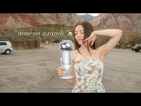 ASMR On A Ranch 🏡💌 (Outdoor Tapping, Nature sounds, Kate Being Awkward)