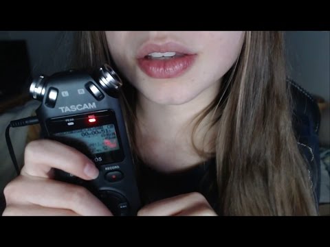 ASMR New Tascam Mic! Unboxing and Test - French Whisper