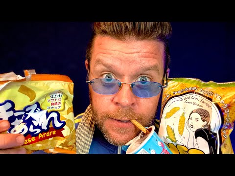 ASMR | A German (Helmut) Tries Japanese Snacks