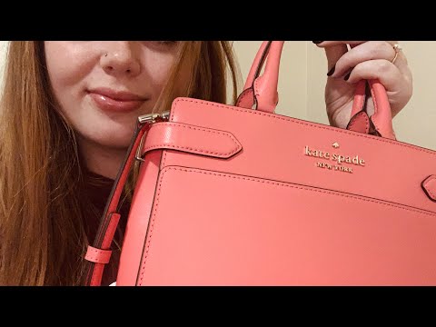*ASMR* What’s in my purse/purse clean out ! (Soft Spoken)