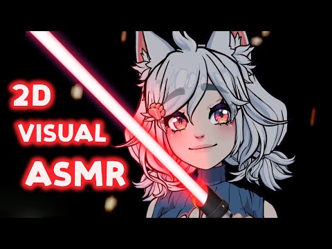 👀 THIS IS THE MOST VISUAL 2D VTUBER ASMR 👀 | NO TALKING | TUNING FORKS, WOOD CANDLES, WATER BALLOONS