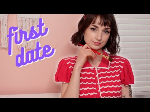 ASMR | First date with your friend 🥰 roleplay, painting sounds