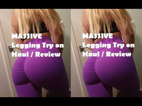 [SQUAT TESTING] MASSIVE Leggings Try On Haul / Review | ASMR Network