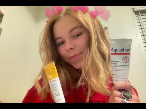 Lofi ASMR- tapping on body care items (whispered, lid sounds)