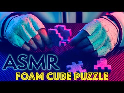 ASMR PUZZLE Solving 😴NO TALKING 💜3D FOAM Cube #4