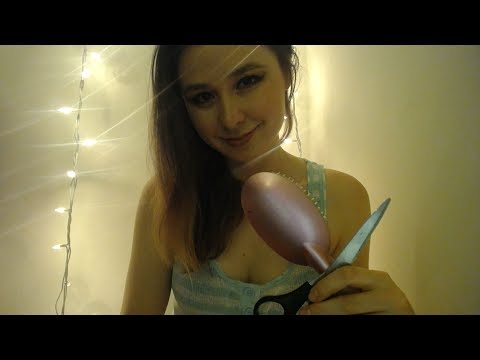 :) ASMR Relaxing Haircut and Hair Brushing Roleplay :)