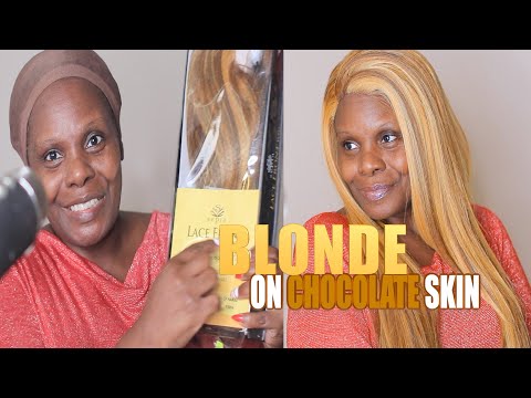 AFTER A STRESSFUL WEEK, I WANTED A NEW LOOK...BLONDE STRAIGHT ASMR LACE FRONT DETAILS