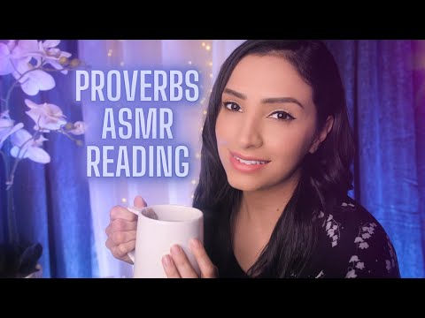 ASMR Reading The Bible ✝️ Christian ASMR Proverbs | Soft Spoken ASMR with Music Options