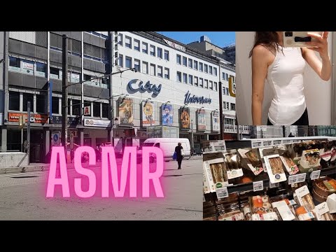 ASMR | Walk Thrue a German City 🏙️ Kommt mit in die Stadt 🤩 ASMR Deutsch/German | Немецкий АСМР