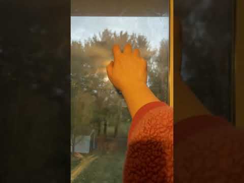 ASMR Tapping on window |short