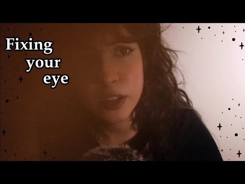 ASMR Fixing your eye 👀 in 5 mins (Something in your eye)