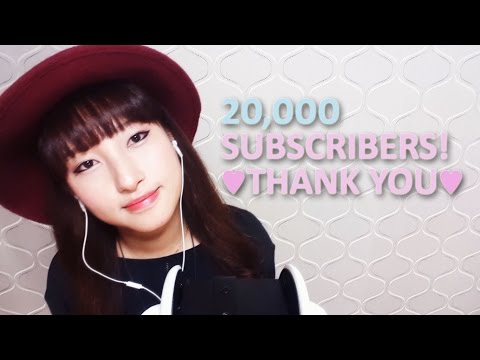 한국어ASMR. 20,000 SUBS! ♡THANK YOU♡ 구독자 20,000명 감사영상♡ (Soft Spoken)