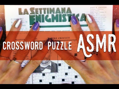 ASMR ita - Whispering and Crossword Puzzle (Settimana Enigmistica) #2