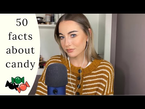 ASMR | 50 facts about halloween candy