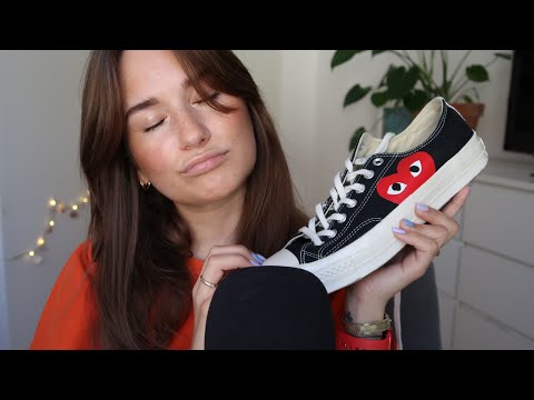 ASMR German | Shoe Collection ♥️👟 Part 4 | Slow Tapping And Scratching