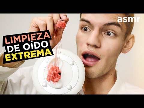 ASMR - Limpieza EXTREMA de OÍDOS | Ear Cleaning - Slime - ASMR Español - Mol