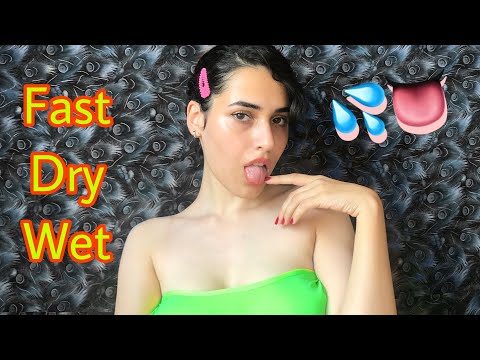 ASMR / Fast Mouth Sounds (Wet & Dry) / asmr tingly