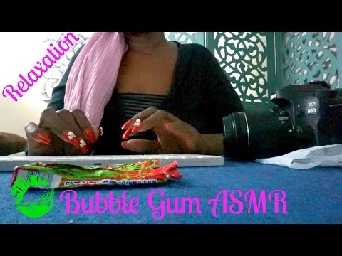 Bubble Gum ASMR Eating Sounds Ramble