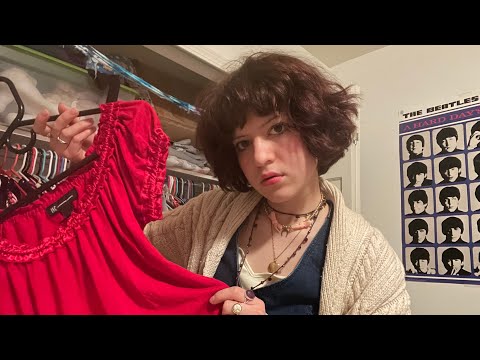 asmr ~ (new york accent) saleswoman styles you for the holidays ❅