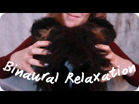 ASMR Dummyhead Scalp Massage, Head Tapping and Scratching, and More 🐻 No talking