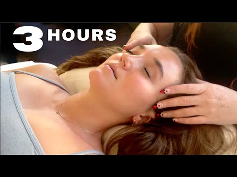 3 HR ASMR Sleep Treatment | ASMR Massage & Facial