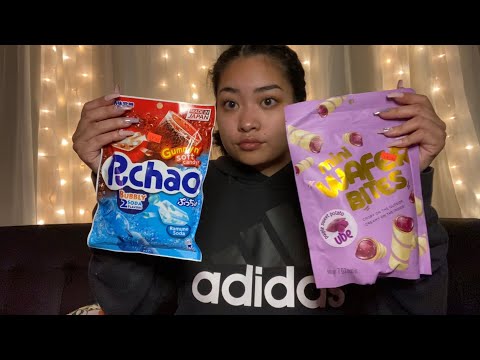 ASMR Trying Different Snacks