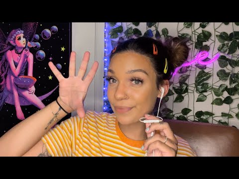 ASMR- Hand Movements Lofi Style with Mouth Sounds