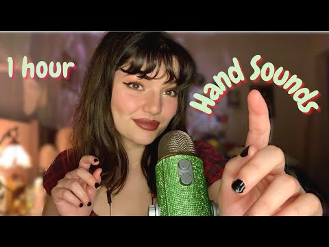ASMR | Fast and Aggressive Hand Sounds, Mouth Sounds, Lotion Sounds and Hand Movements (1 HOUR LONG)