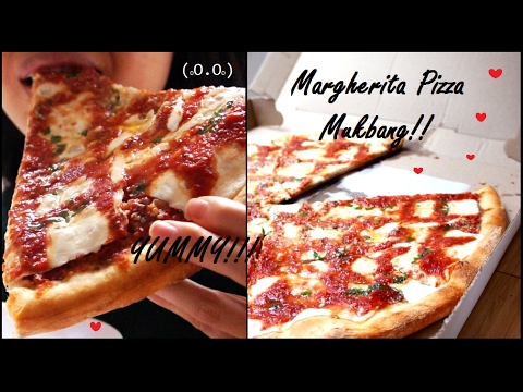 MARGHERITA PIZZA MUKBANG (FORMER PIZZA ADDICT EATING PIZZA AFTER 3 YRS!!) (O.O)