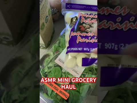 ASMR MINI GROCERY HAUL#asmr #groceryhaul #asmrshorts #asmrsounds #asmrcooking #groceryshopping