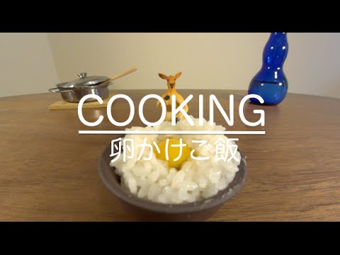 [音フェチ]卵かけご飯 ミニチュア料理[ASMR]Let's cook"Raw Egg on Rice"/미니어쳐 계란을 얹은 밥 [JAPAN]