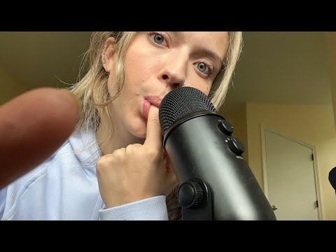 ASMR| SPIT PAINTING THE ALPHABET ON YOU- LOTS OF FINGER LICKlNG AND WET TONGLY MOUTH SOUNDS