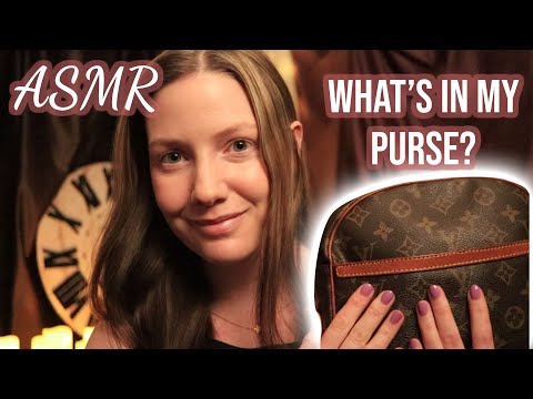 [ASMR] Close, Calm Whispering, What's In My Bag? (Very Relaxing)