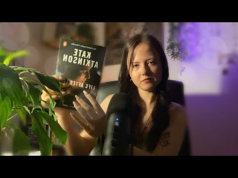 ASMR book reviews (whispering/paper sounds/tapping) 📖📚📕