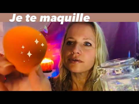 ASMR fr LIVE je te maquille attention personnel