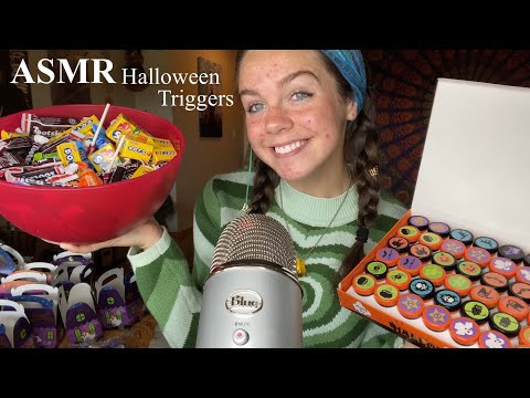 ASMR Halloween Triggers! (Candy, Fidget Toys, Jewelry)