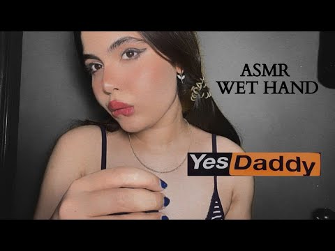 ASMR | Wet Mouth Sounds & Hand Movements👄💦 💜
