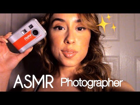 Taking Your Pictures! Old School Photoshoot | Soft Whispering, Layered Sounds | ASMR RP