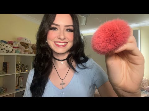 ASMR nice girl does your makeup in class 🏫