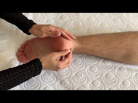 ASMR | I scratched the soles of the feet and tickled