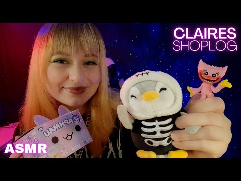 [ASMR] Claires + Miniso Haul💗(mystery boxes, Sanrio & Naruto Stuff)