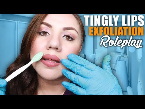 ASMR Lips Exfoliation and Re Design Roleplay
