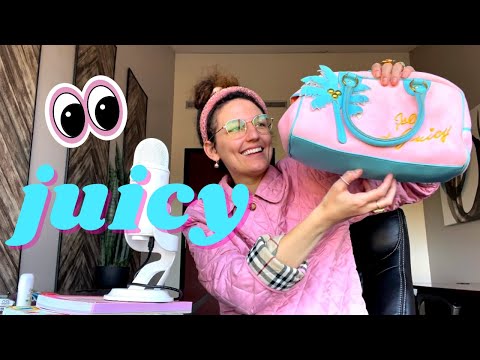 ASMR ~ what's in my Y2K JUICY COUTURE purse (ft. heavenly purse sounds) 👛💎