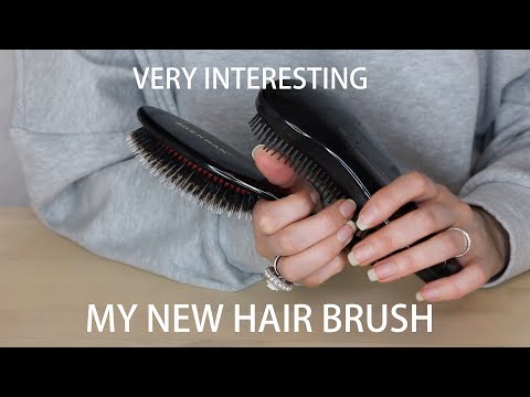 ASMR Whisper Tapping Hair Brushes ♡ Interesting NEW Hair Brush For Shiny Hair