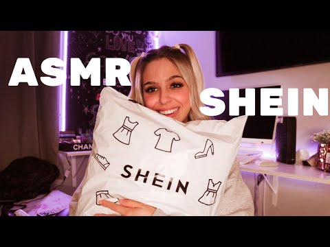 ASMR MOSTRANDO RECEBIDOS DA SHEIN - sons de embalagens #SHEIN #SHEINgals
