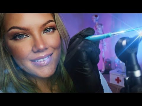 ASMR Traditional Ear Exam 👂 Otoscope Inspection, Ear Cleaning, Tuning Fork Binaural Hearing Tests
