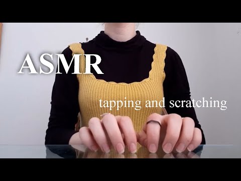 asmr | tapping and scratching (glass, paper, cardboard) | no talking