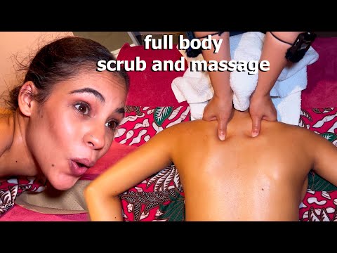 ASMR: Relaxing Scrub and Full Body Oil Massage!