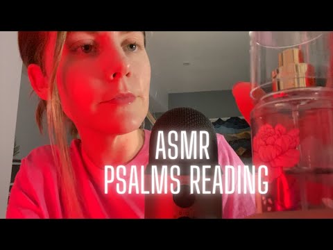 Christian ASMR | Book Tapping and Lid Sounds | Whispering Psalm 61-64
