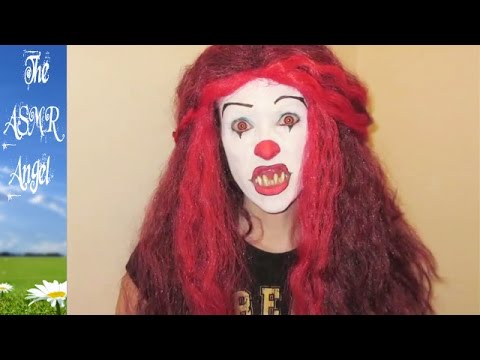 Pennywise the Clown from Stephen King's IT Makeup tutorial - ASMR